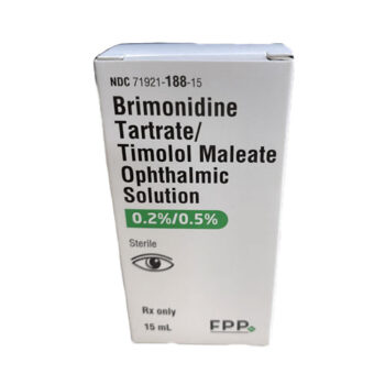 Brimonidine Tartrate / Timolol Maleate Ophthalmic Solution, 0.2%/0.5%-15ml