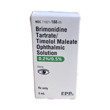 Brimonidine Tartrate / Timolol Maleate Ophthalmic Solution, 0.2%/0.5%